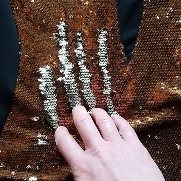 Bebe Addiction Reversible Sequins Dress - Picture 3 of 3